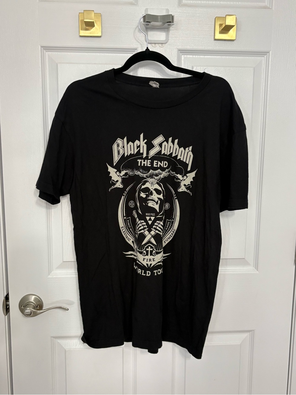Black Sabbath Concert shirt ‘The End' World Tour Graphic Tee - Black